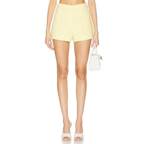 NEW ASTR eaton shorts in yellow